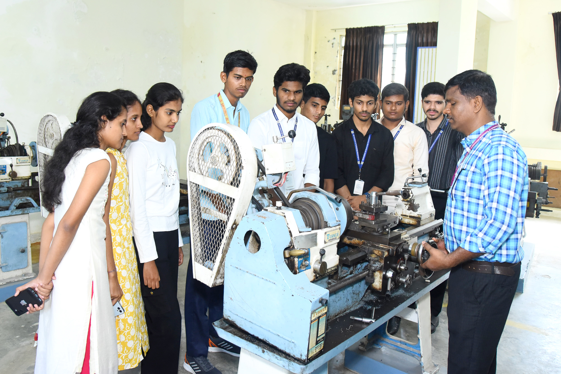 Professor delivering a lecture